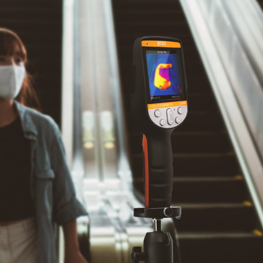 thermal camera on a stand