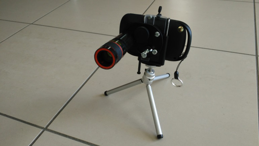 PerfectPrime IR0005 thermal camera with zoom lenses attachment
