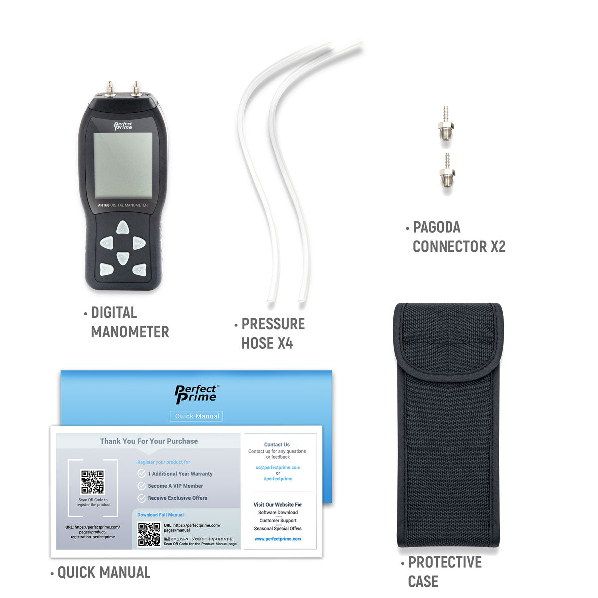 AR168 Digital Pressure Gauge