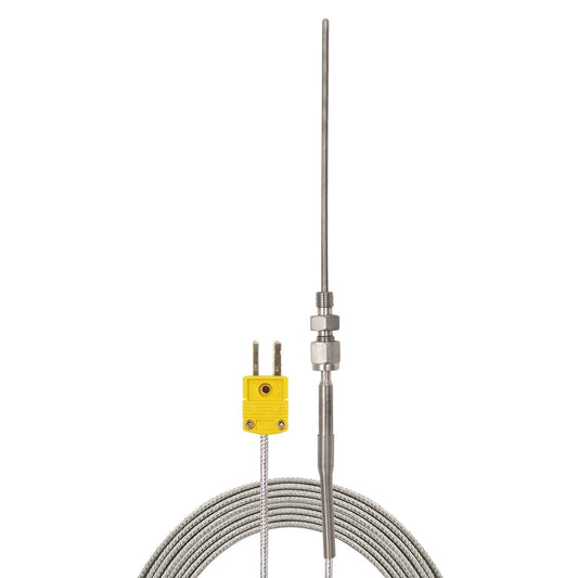 TL1813 K-Type Thermocouple Metal Head  1832°F Swivel-Thread
