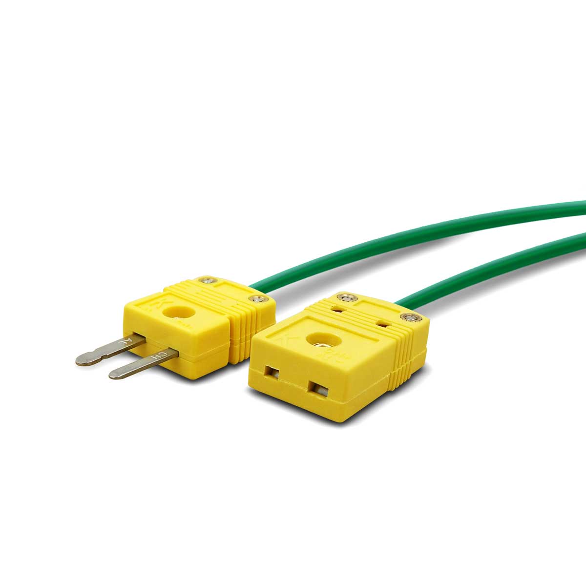 TL2301 K-Type Thermocouple Green PTFE multi-core shielded 3m Extension Cable