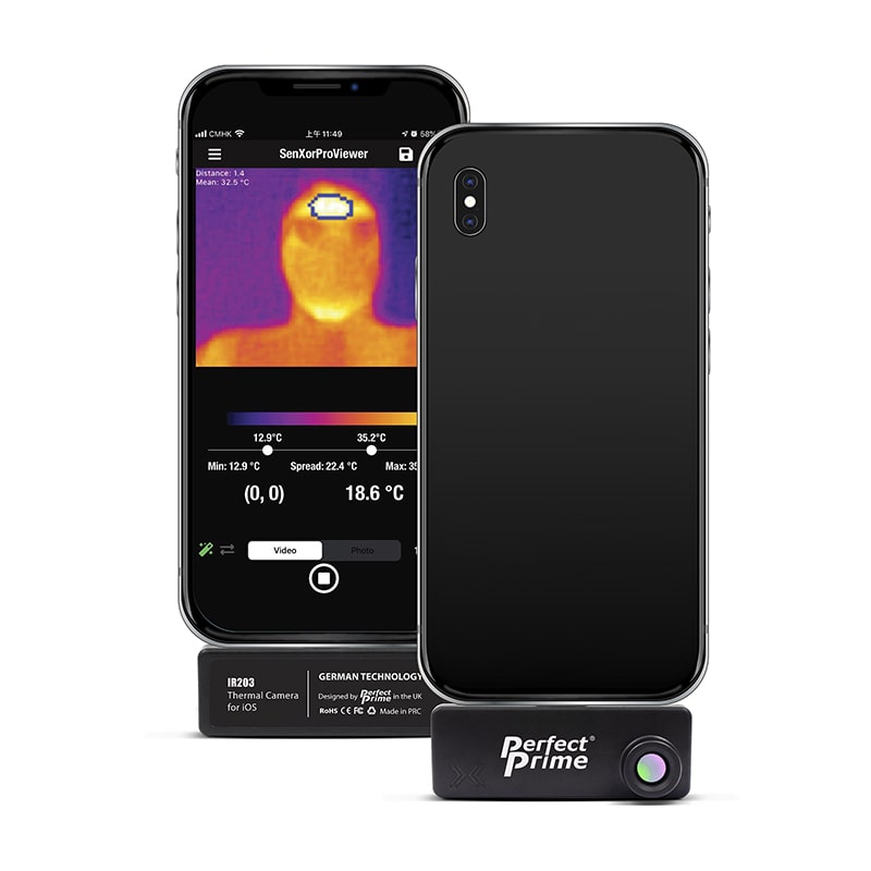 IR203 Thermal Camera for iOS Phones PerfectPrime
