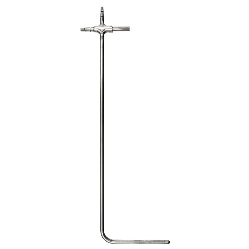304 Stainless Steel Pitot-Static Tube 300mm x 110mm, Silver Probe, Flat View