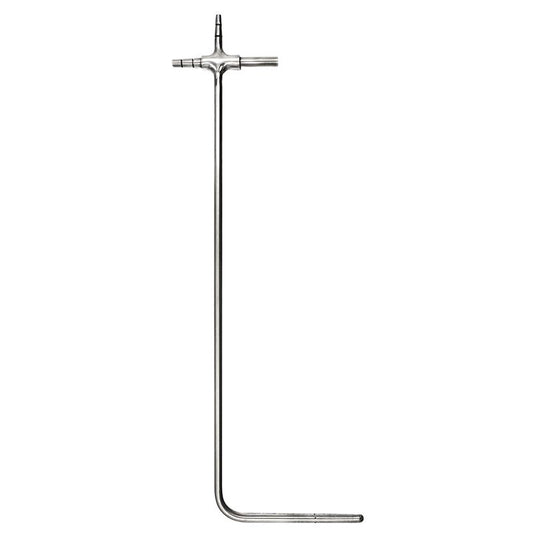 304 Stainless Steel Pitot-Static Tube 300mm x 110mm, Silver Probe, Flat View