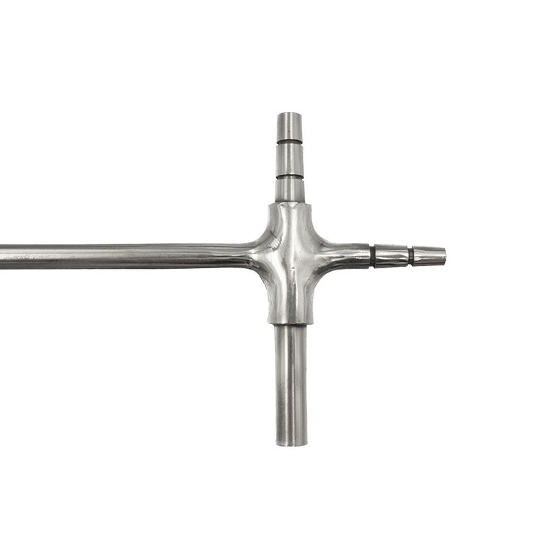 304 Stainless Steel Pitot-Static Tube 300mm x 110mm, Silver Probe, Tip View