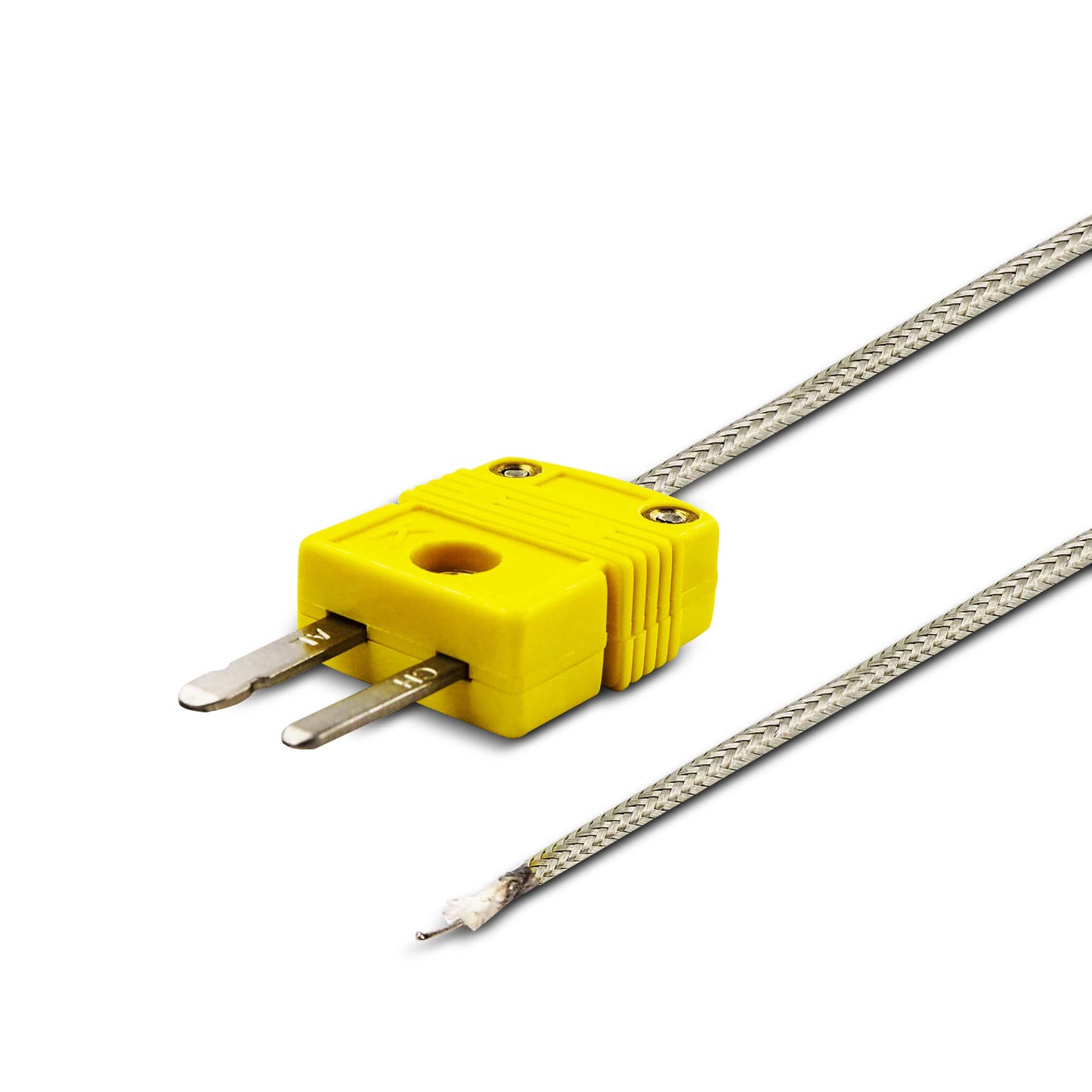 k type sensor probe with metal probe side by side