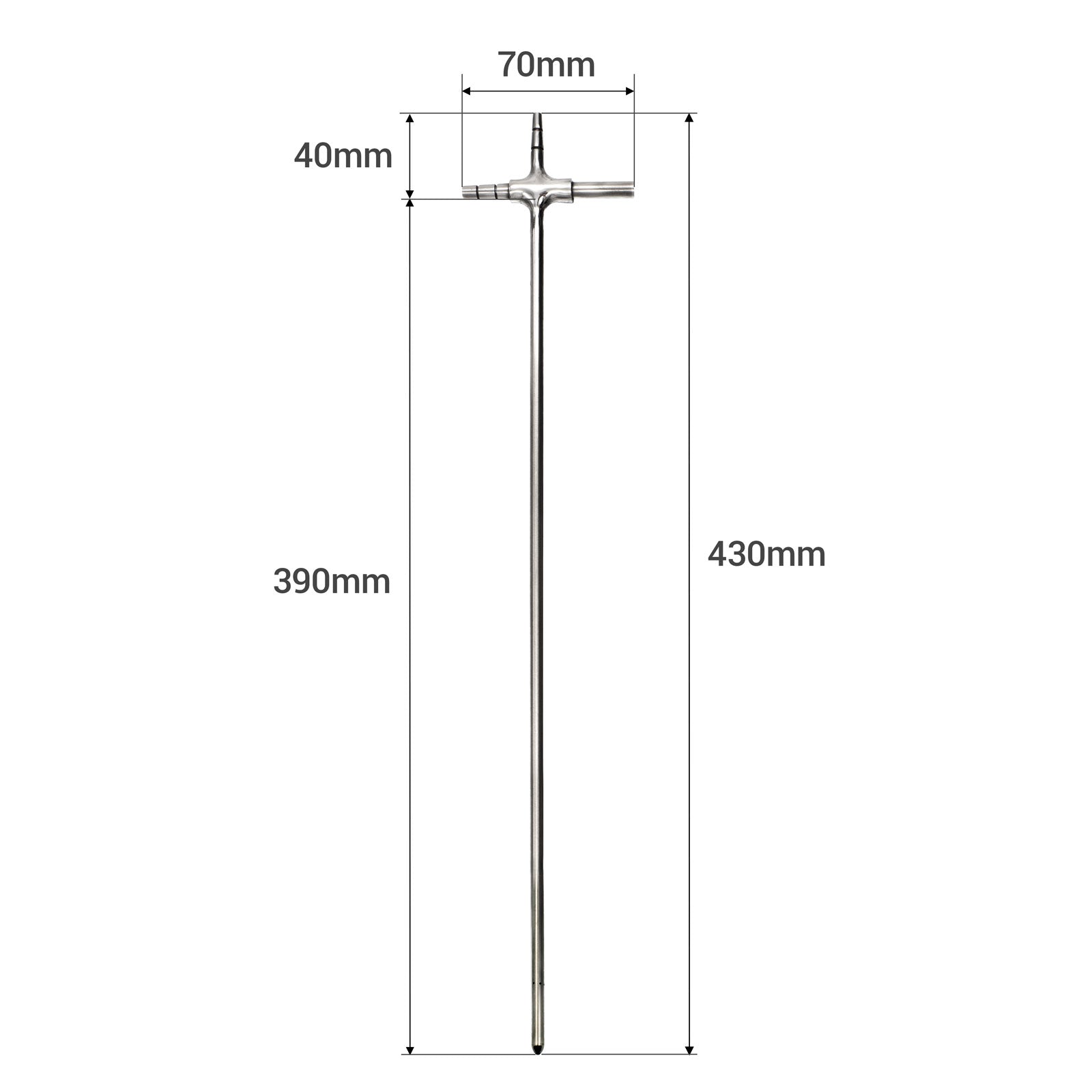 PT6390 Stainless Steel Pitot-Static Tube 390mm