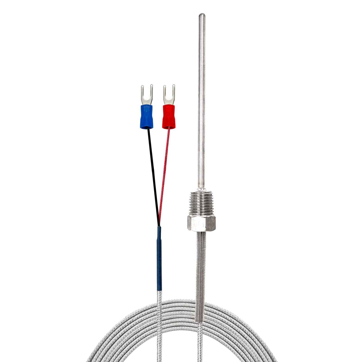TL1840 K-Type Thermocouple Metal Head Probe 932℉ Fixed Thread ...