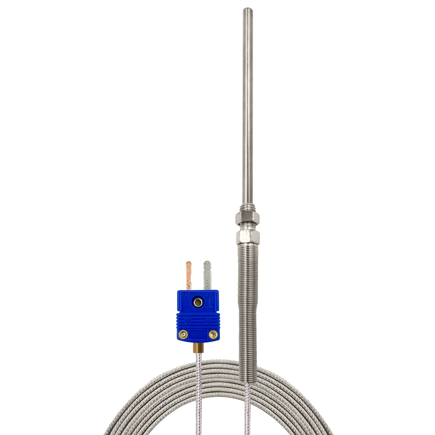 TL1870 T-Type Thermocouple Metal Head 392°F Fixed Thread