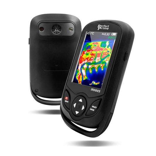 PerfectPrime Handheld pocket sized Thermal imager camera front and back