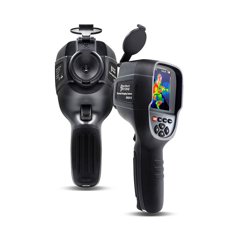 PerfectPrime Thermal imager camera IR0018, front and back view