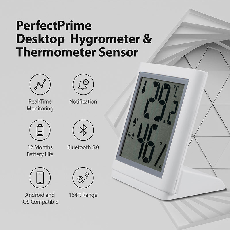 Wireless Smart Thermometer/Hygrometer with iPhone & Android App