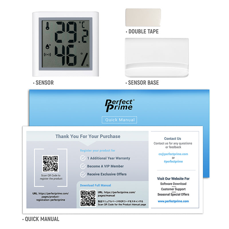 TH301 Wireless Desktop Air Temperature & Humidity Data Logger