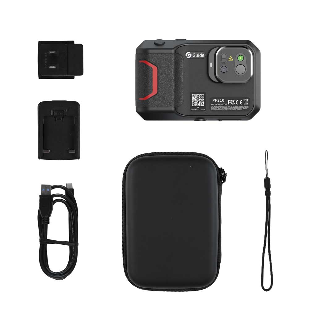 Guide Sensmart PF210 Pocket-sized Thermal Camera Product Image Full Set