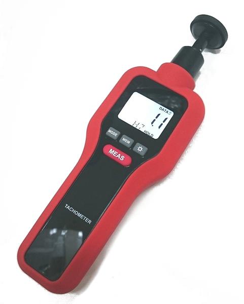 Contact Non Contact Digital LCD Laser Photo Tachometer, Red Device, Tilt Accessories View