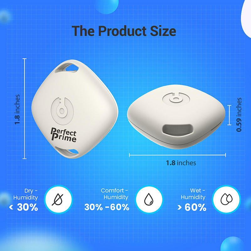 PerfectPrime TH201 Wireless Air Temperature and Humidity Smart Sensor